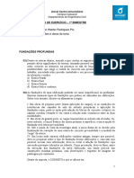 Lista 1º Bimestre - Fundacoes Profundas