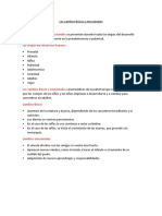 Los Cambios Físicos y Emocionales 4to