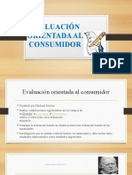 Evaluación Orientada Al Consumidor