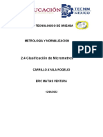 2.4 Clasificacion de Micrometros Carrillo Ayala Rogelio