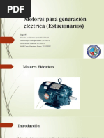 Motores para Generación Eléctrica (Estacionarios)