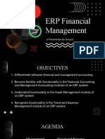 ERP Financial Management: A Presentation by Group 6