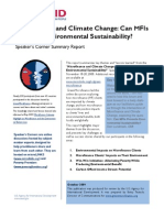 Green Micro Finance SC Synthesis