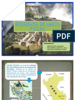 Geografia de Machu Picchu - Diapositivas