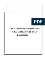 Las Ecuaciones Diferenciales y Sus Aplicaciones en La Ingenieria