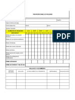 Preoperacional de Pulidora