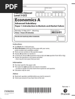 June 2017 QP - Paper 1 Edexcel (A) Economics AS-level