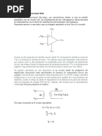 Amplificador Operacional Ideal