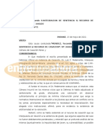 Facundo Méndez, Confirman Condena A Prisión Efectiva