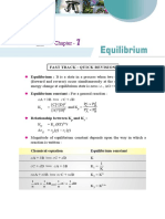 11 Equilibrium Study Notes