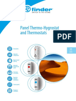 Panel Thermo-Hygrostat and Thermostats: Drying Kilns