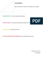 Pir - Plano Individual de Resiliência