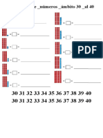 Escritura Numeros Familia Del 30-40