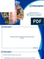 Supervisión para La Seguridad Del Transporte de GLP A Granel y en Cilindros