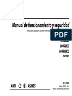 MANUAL DE FUNCIONAMIENTO, 860SJ HC3 - JLG - Operation - Spanish (Global)