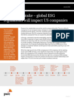 In The Loop - Make No Mistake Global ESG Regulations Will Impact US Companies