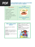 Comunicación - Leerán Un Díptico para Informarse Sobre Acciones Que Se Deben Tener en Cuenta para Cuidar El Ambiente33
