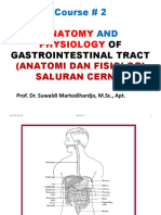 Kuliah Ii - Blok 9 - Anatomi Dan Fisiologi Saluran Cerna