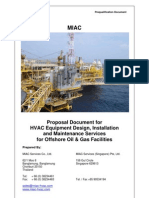 Proposal Document For HVAC Equipment Design, Installation and Maintenance Services For Offshore Oil & Gas Facilities