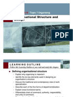 Organisational Structure and Design: Chapter 10,15