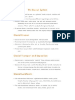 GCSE GEOGRAPHY The Glacial System Revision