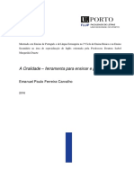 A Oralidade - Ferramenta para Ensinar e para Aprender!: Emanuel Paulo Ferreira Carvalho