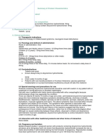 Summary of Product Characteristics: 4.1 Therapeutic Indications