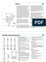 Variable Spring Supports