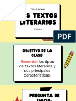 Clase 3 Los Textos Literarios