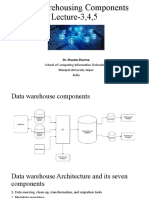 Data Warehousing Components - L3 - L4 - L5