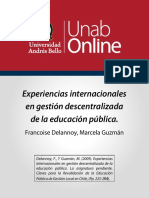 Experiencias Internacionales Gestión Descentralizada