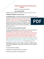 ¿Es Dificil Hallar Tiempo para La Oracion?