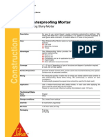 106 - Sika Waterproofing Mortar