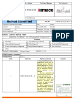 Method Statement Elect Pipe Underground