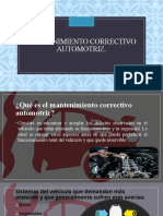 Mantenimiento Correctivo Automotriz