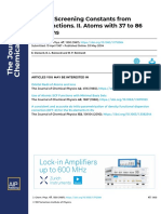 Atomic Screening Constants From SCF Functions. II. Atoms With 37 To 86 Electrons