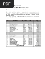 Taller Estructuras de Costos Evidencia.