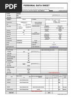 Personal Data Sheet: Filipino Dual Citizenship by Birth by Naturalization