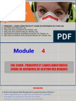 Module 4 Principes Et Lignes Directrices de Gestion Des Risques Selon ISO 31000