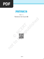 Physics: T C XII