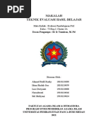 KLP 1 Teknik Evaluasi Pembelajaran