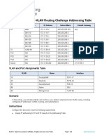 1.2.1 Packet Tracer - Inter-VLAN Routing Challenge