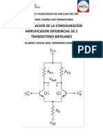 Amplificador Diferencial - Edgar Uriel Hernández Martínez