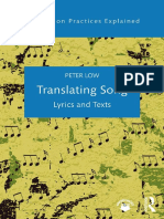 Translating Song Lyrics and Texts