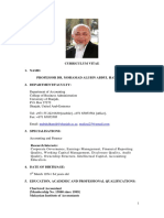 Prof Ali Profile CV