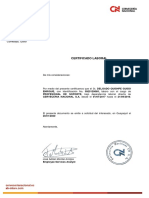 Certificado Ex Colaborador