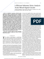 Methodology For Efficient Substrate Noise Analysis in Large-Scale Mixed-Signal Circuits