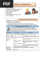 Sesione de Aprendizaje Primaria Modelo 2