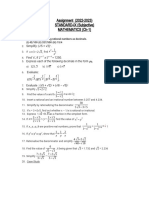 IX Class CH 1 Subjective Assignment 2022 23