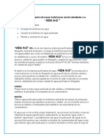 Planta de Llenado de Agua Purificada Santa Barbara Vida H2o